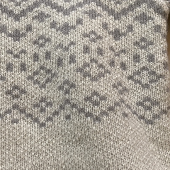 LuLaRoe Gray and Cream Holiday Crewneck Sweater - Picture 11 of 11